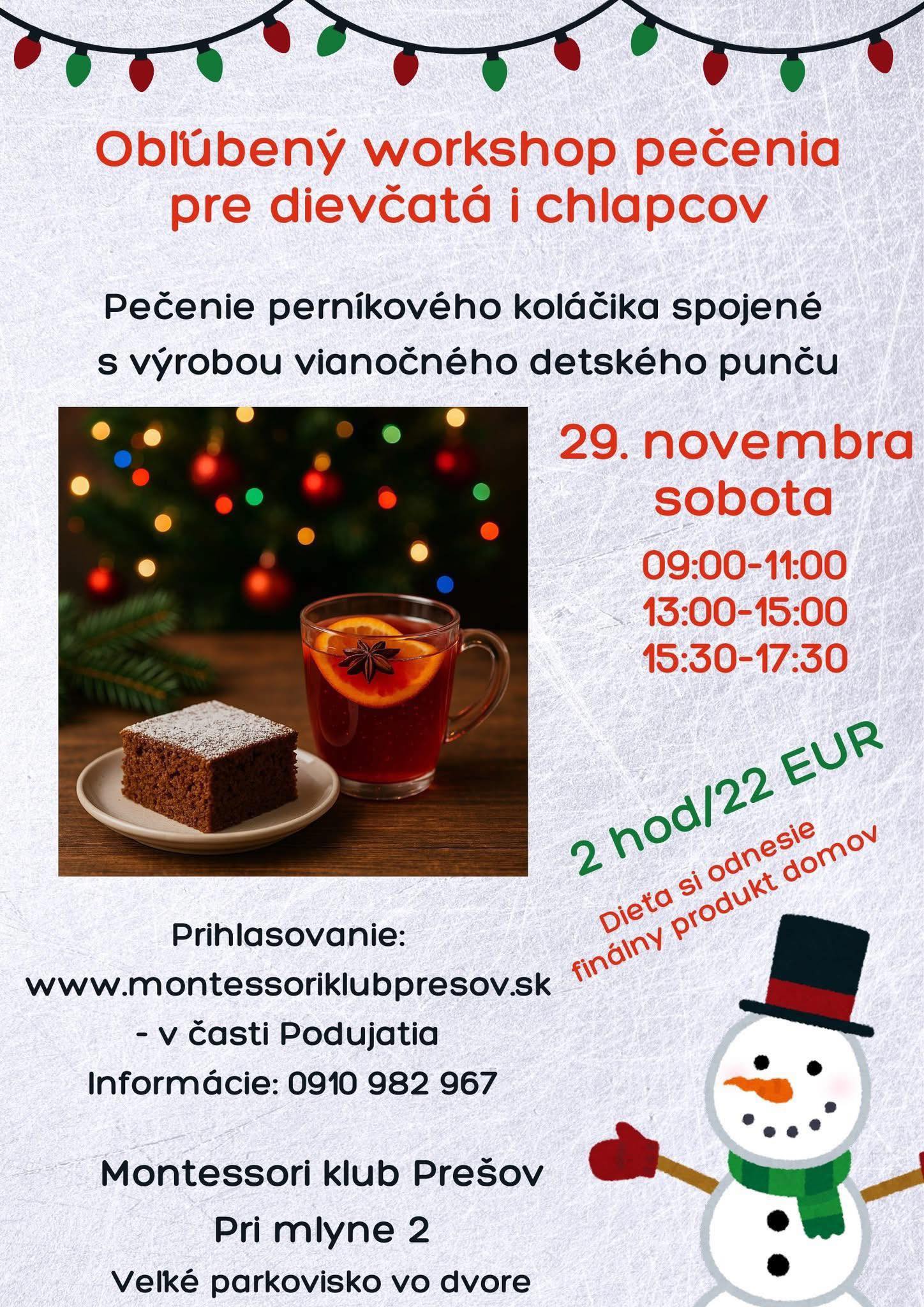 Workshop Pečenia