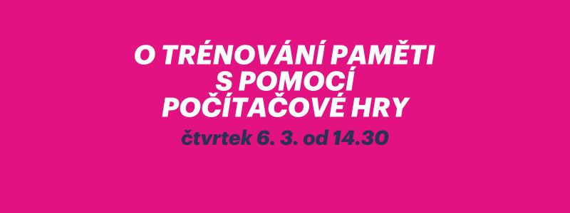 O trénování paměti s pomocí počítačové hry