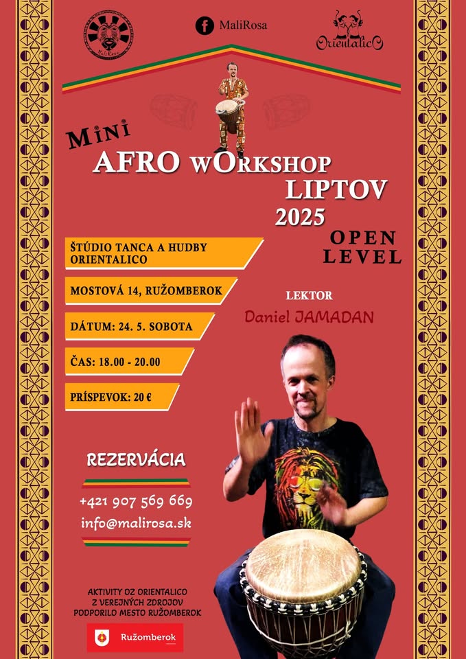 Afro workshop Liptov