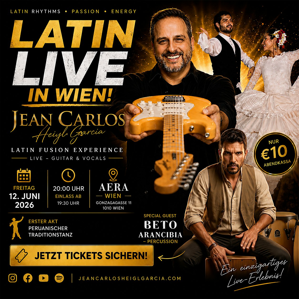Latin Vibes – Jean Carlos  Live in Vienna