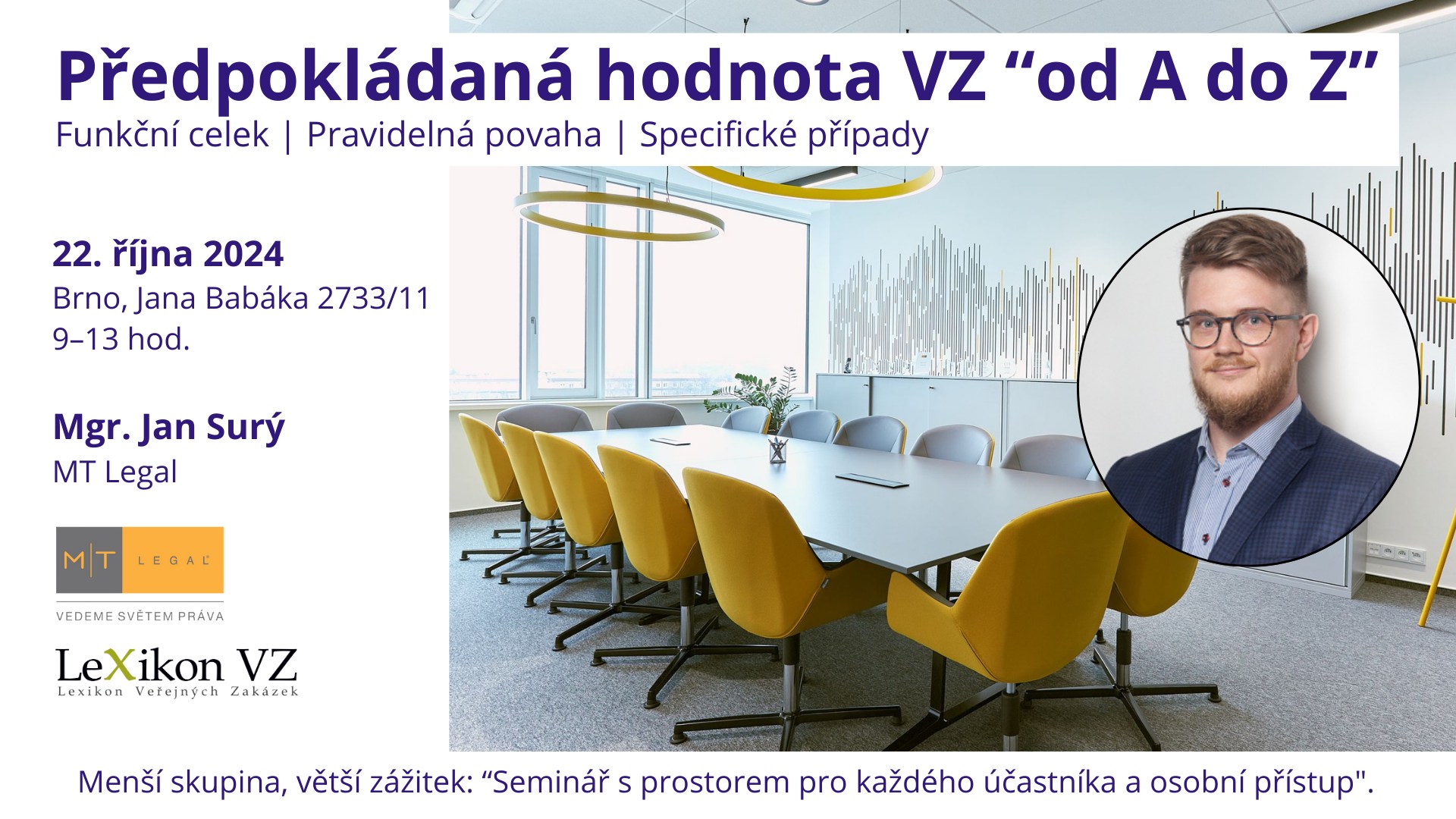 Předpokládaná hodnota VZ "od A do Z" Funkční celek | Pravidelná povaha | Specifické případy