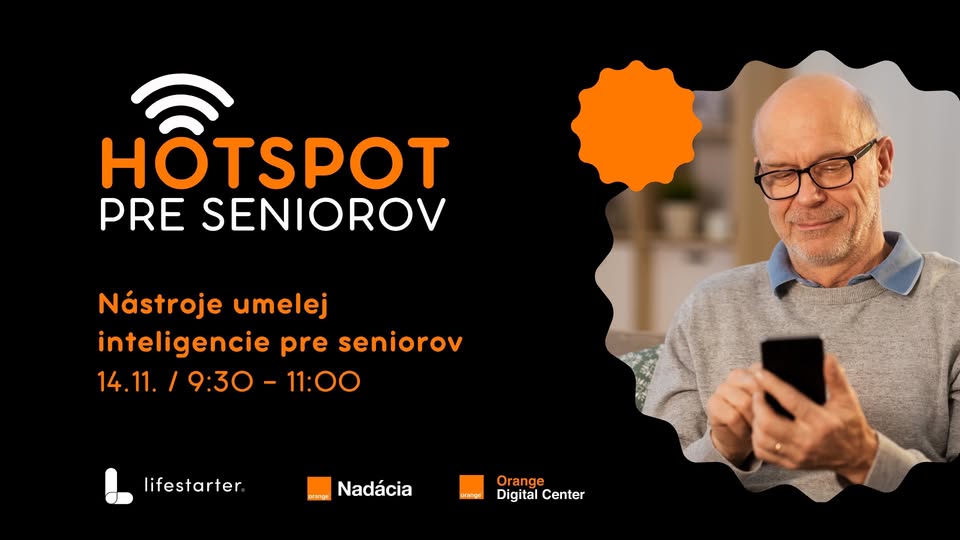 🛜 HOTSPOT / Nástroje umelej inteligencie pre seniorov