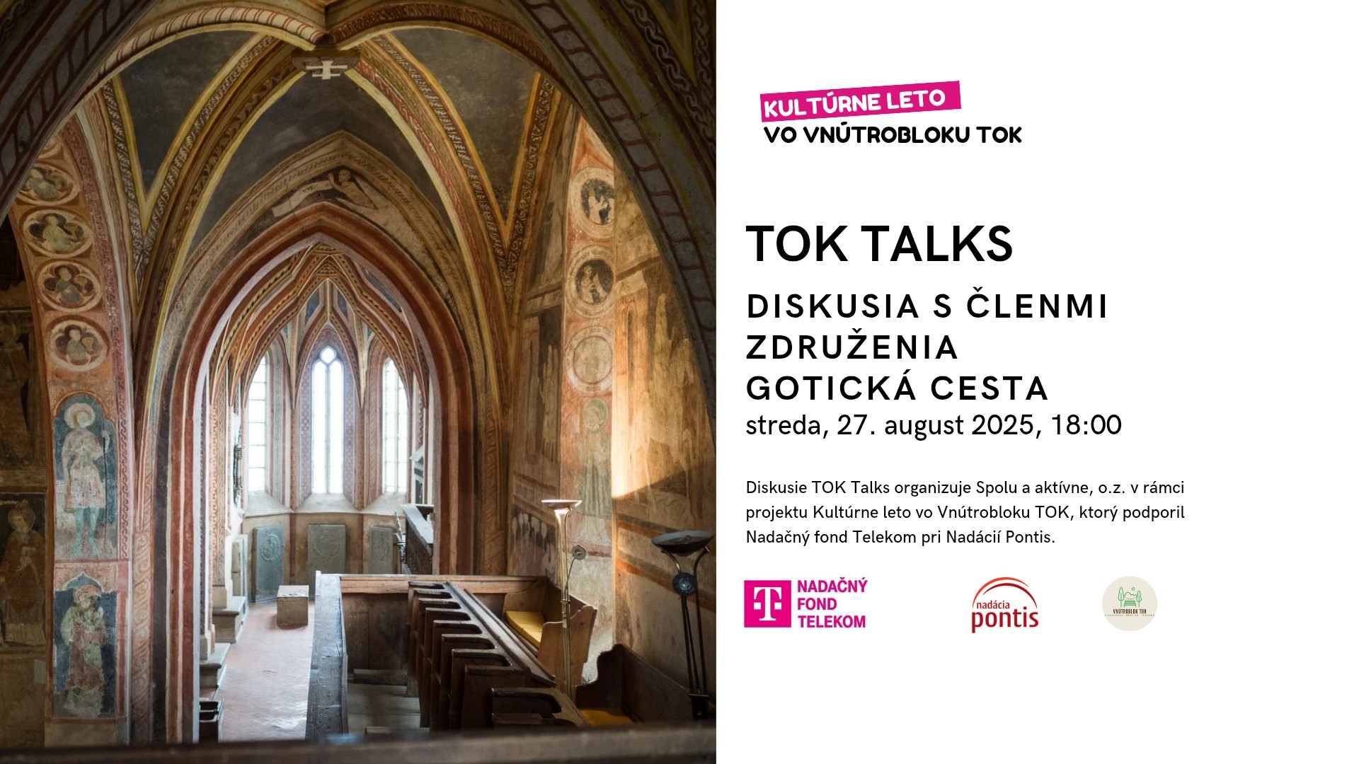 TOK Talks: Diskusia s členmi združenia Gotická cesta