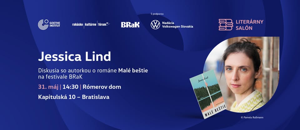 Literárny salón x BRaK: Jessica Lind o románe Malé beštie