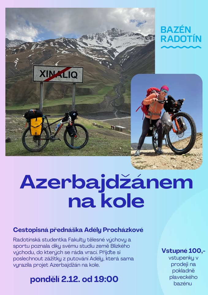 Azerbajdžánem na kole.