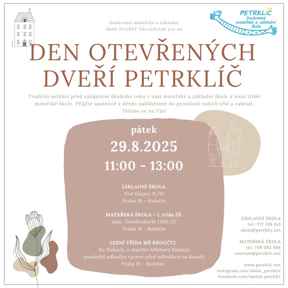 Den otevřený dveří Petrklíč