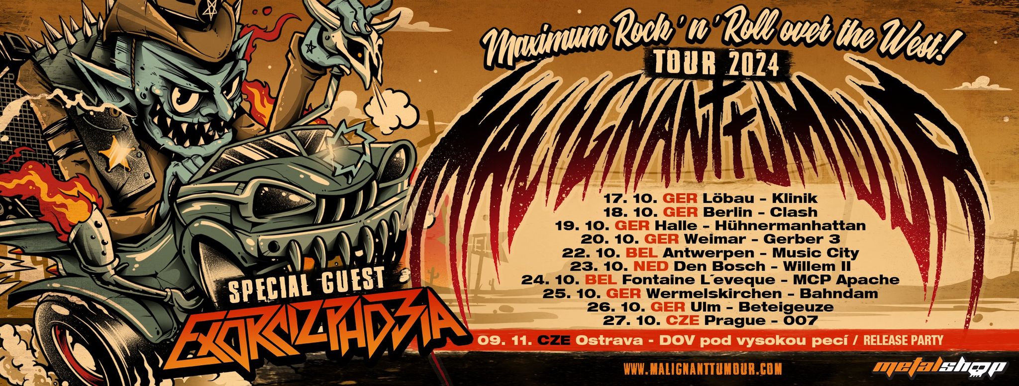 MAXIMUM ROCK´N´ROLL OVER THE WEST - Tour 2024