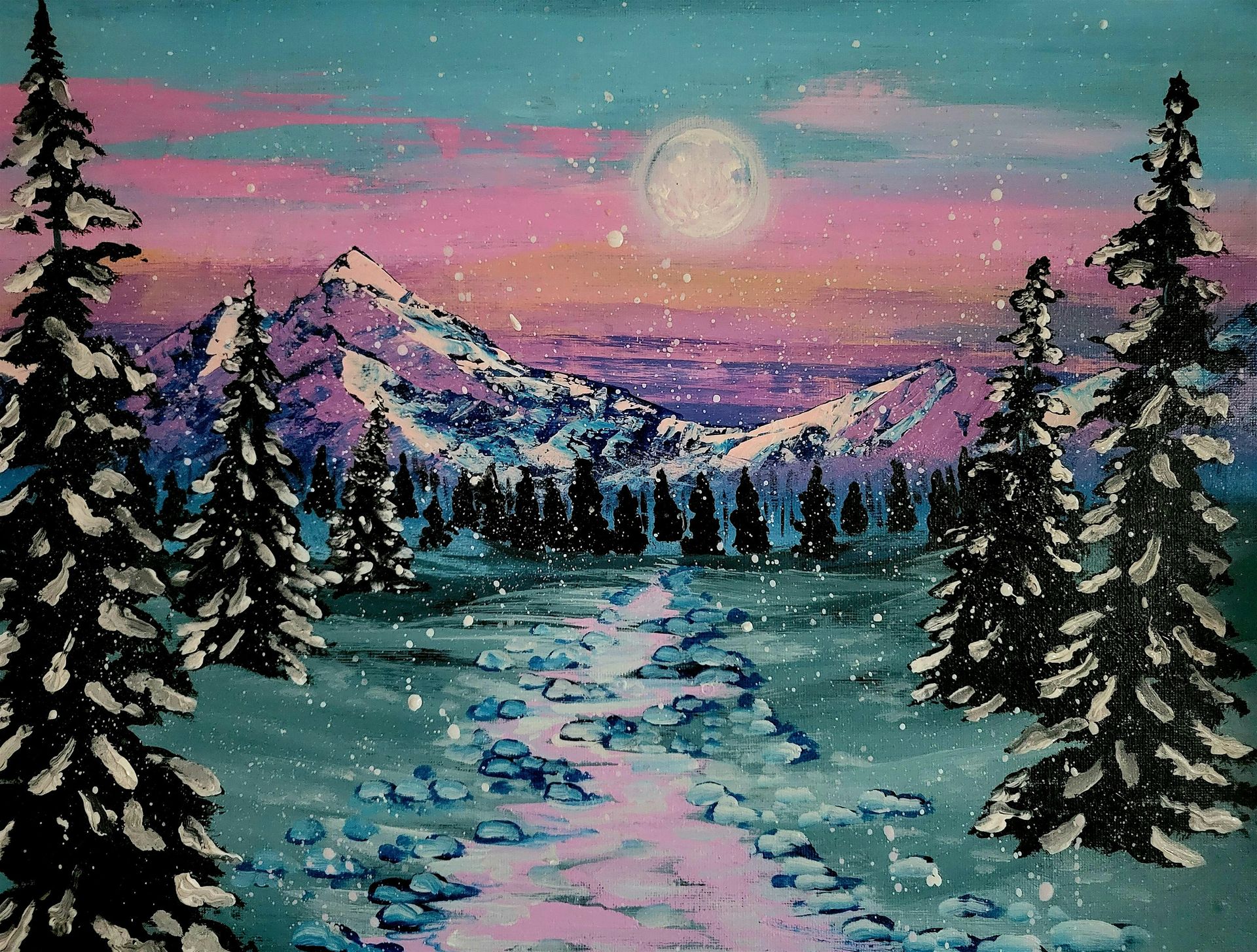 Winter Wonderland  Paint Party!