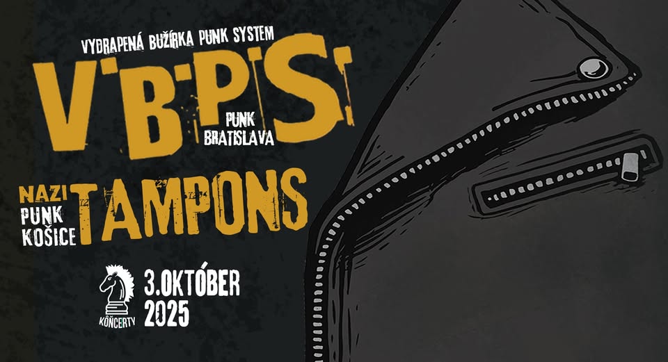 Vydrapená Bužírka Punk System a Nazi Tampons - 3.Október 2025