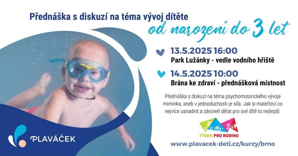 Přednáška s diskuzí na téma psychomotorického vývoje miminka