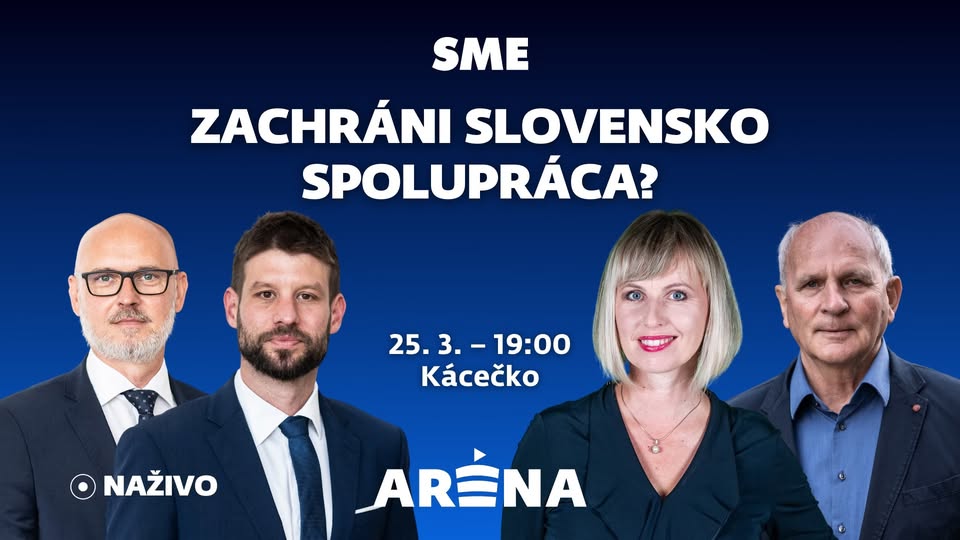 Zachráni Slovensko spolupráca? | Aréna naživo so Šimečkom, Gröhlingom a Mikloškom