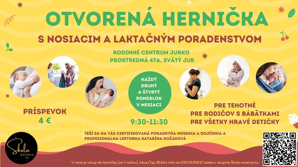 Hernička s nosiacim a laktačným poradenstvom