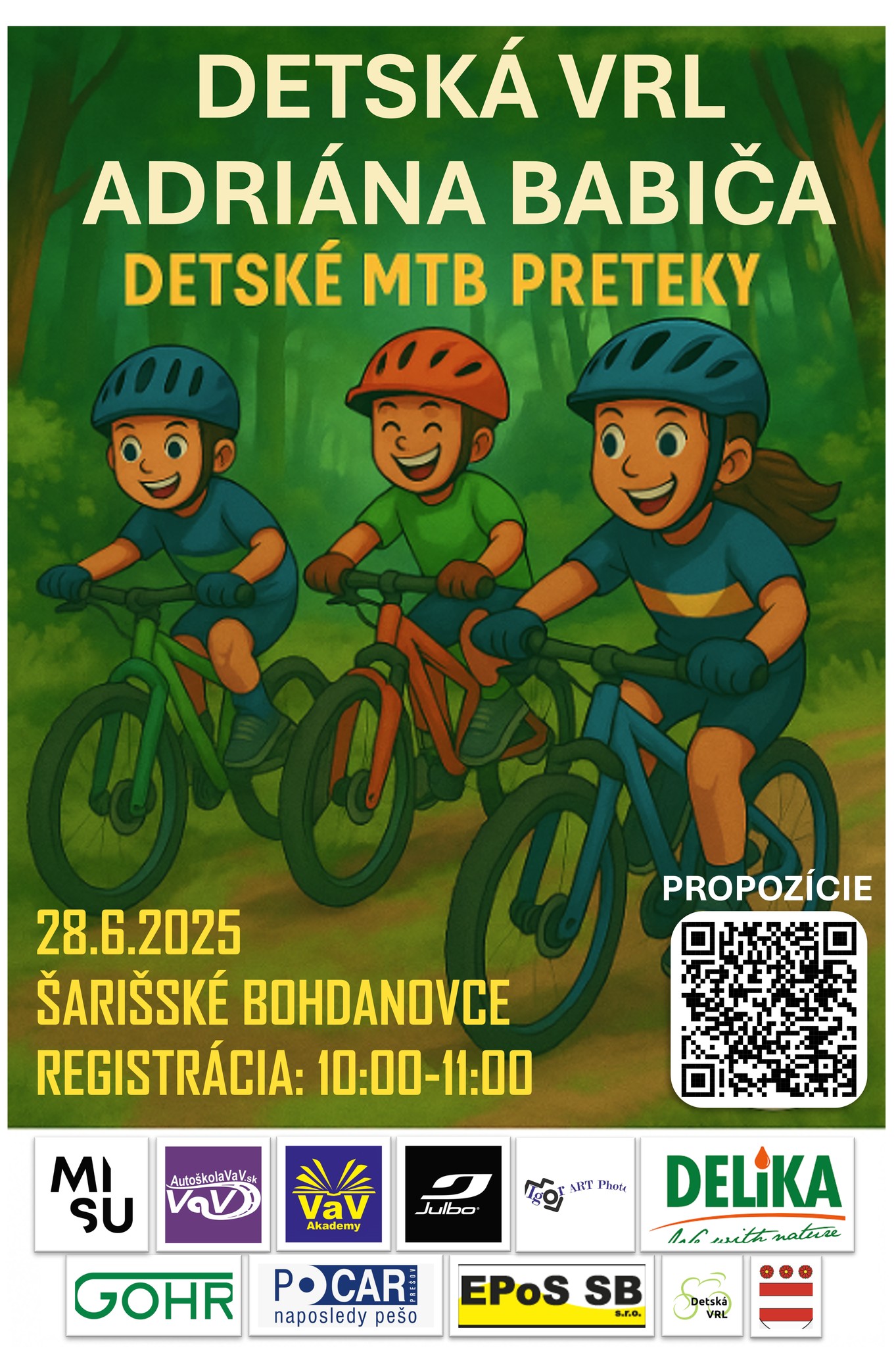 Bicyklovať je radosť - Detská liga A. Babiča