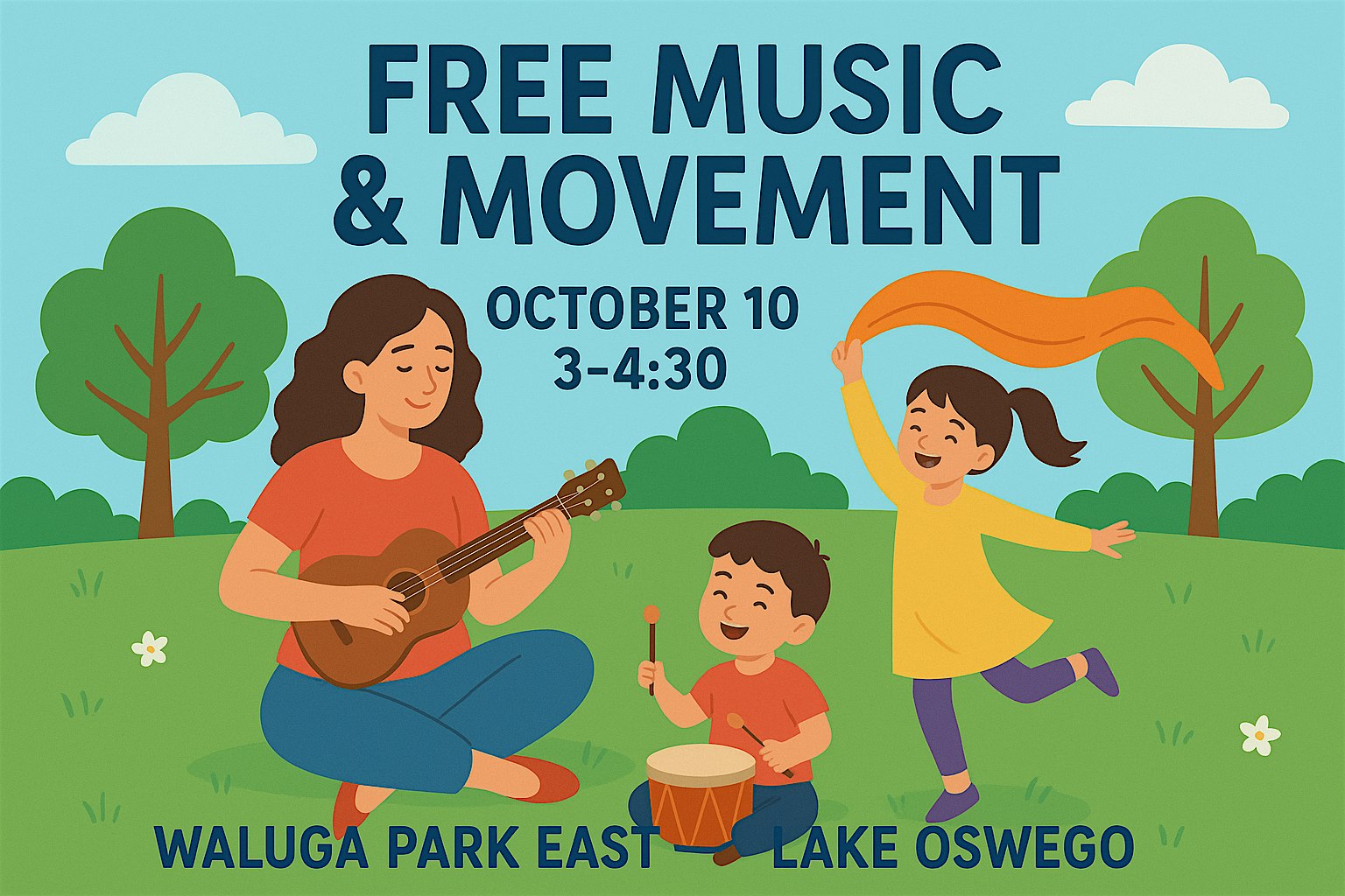 Free Music and Movement in park
