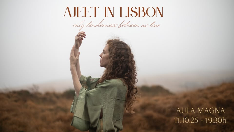 Ajeet in Lisbon, Portugal - only tenderness between us tour