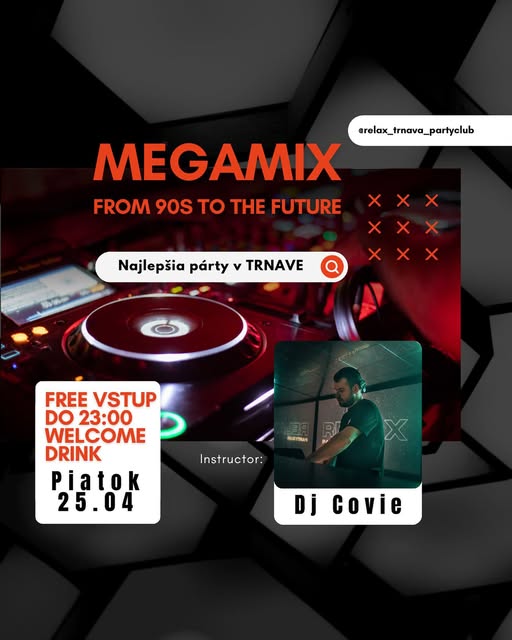Megamix - from the 90 to the future - 25.04.2024