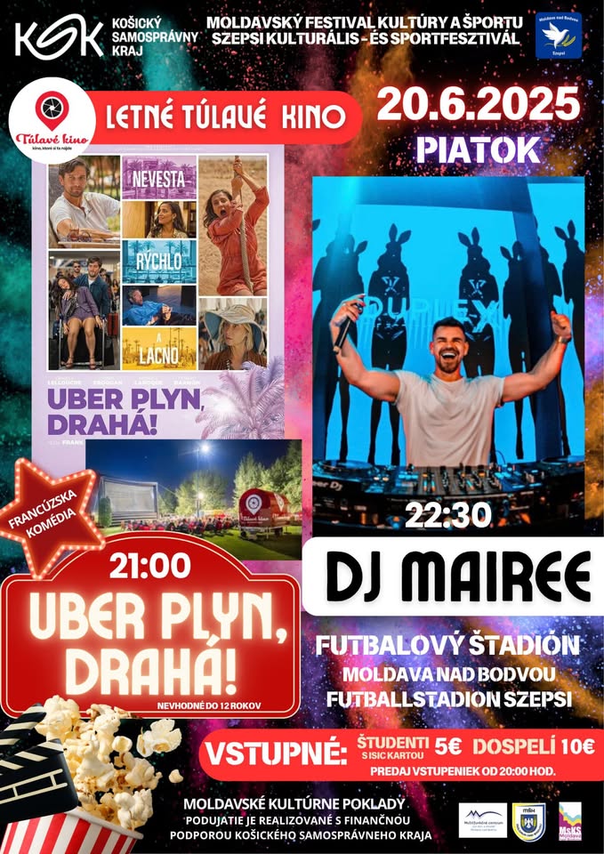 MEGAPÁRTY - TÚLAVÉ KINO & DJ MAIREE