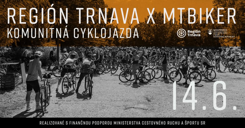 MTBIKER komunitná cyklojazda Regiónom Trnava