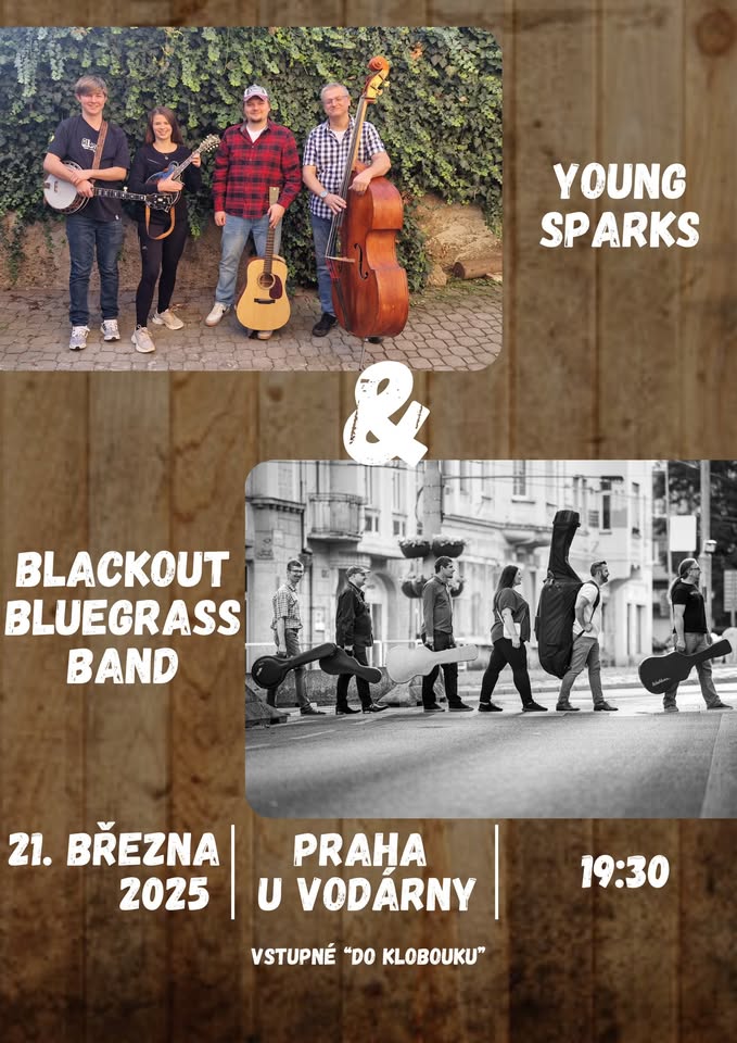 Young Sparks + Blackout Bluegrass Band - U VODÁRNY