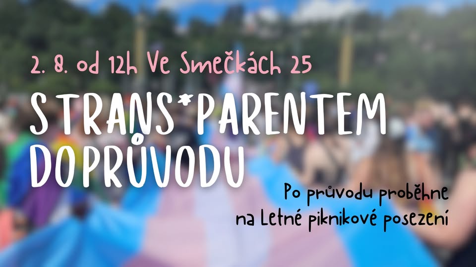 S Trans*parentem do Prague Pride průvodu🏳️‍🌈