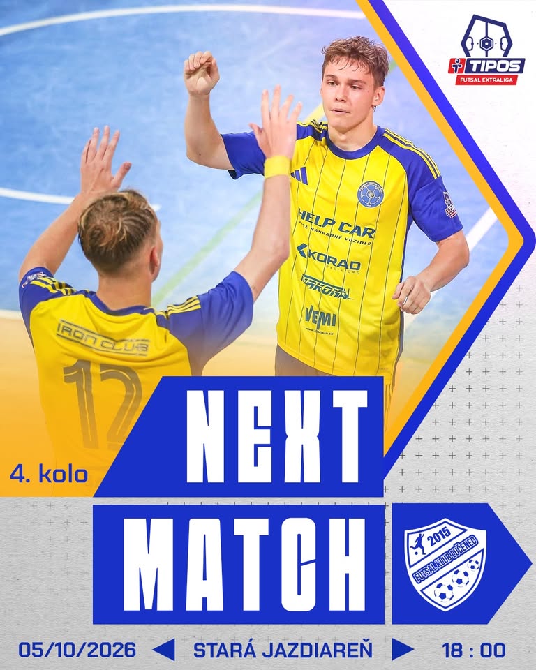 ⚒️ | 4.kolo Podpor Pohyb Košice - Futsal Klub Lučenec