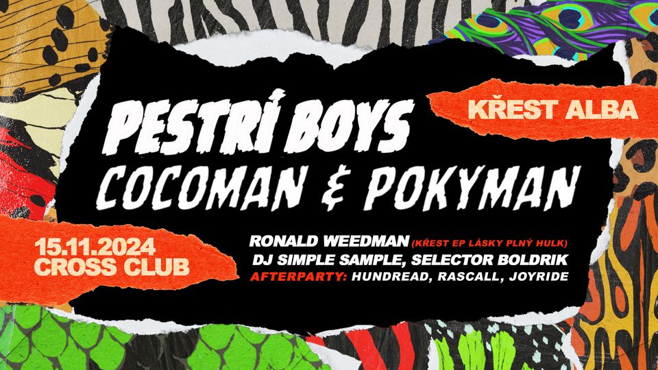 Pestrí boys - Cocoman a Pokyman - Křest
