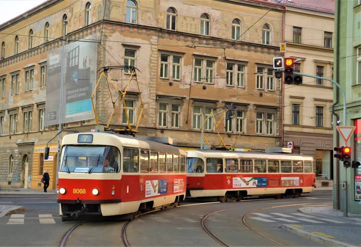 Fotosonderfahrt / photo ride mit Tatra T3M.DVC2 in Prag.