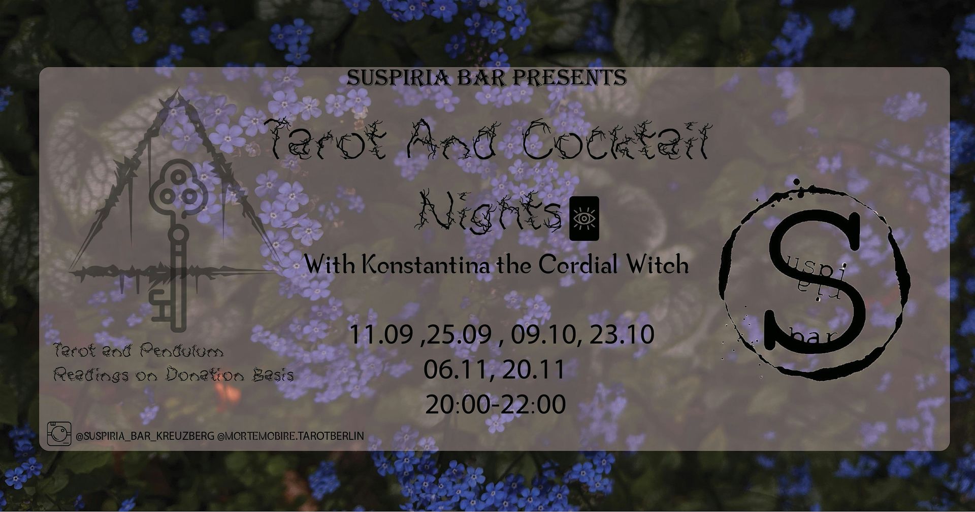 Tarot And Cocktail Nights at Suspiria Bar