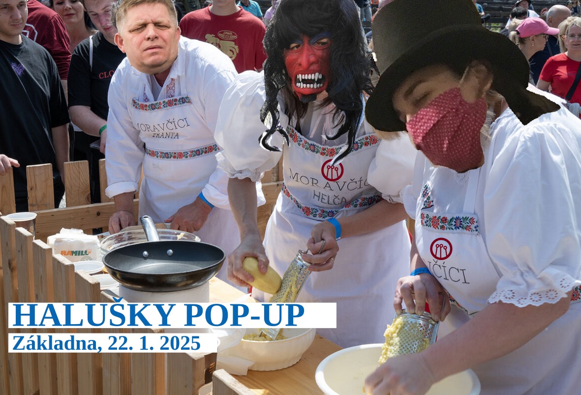 Pop-up večeře na Základně: halušky