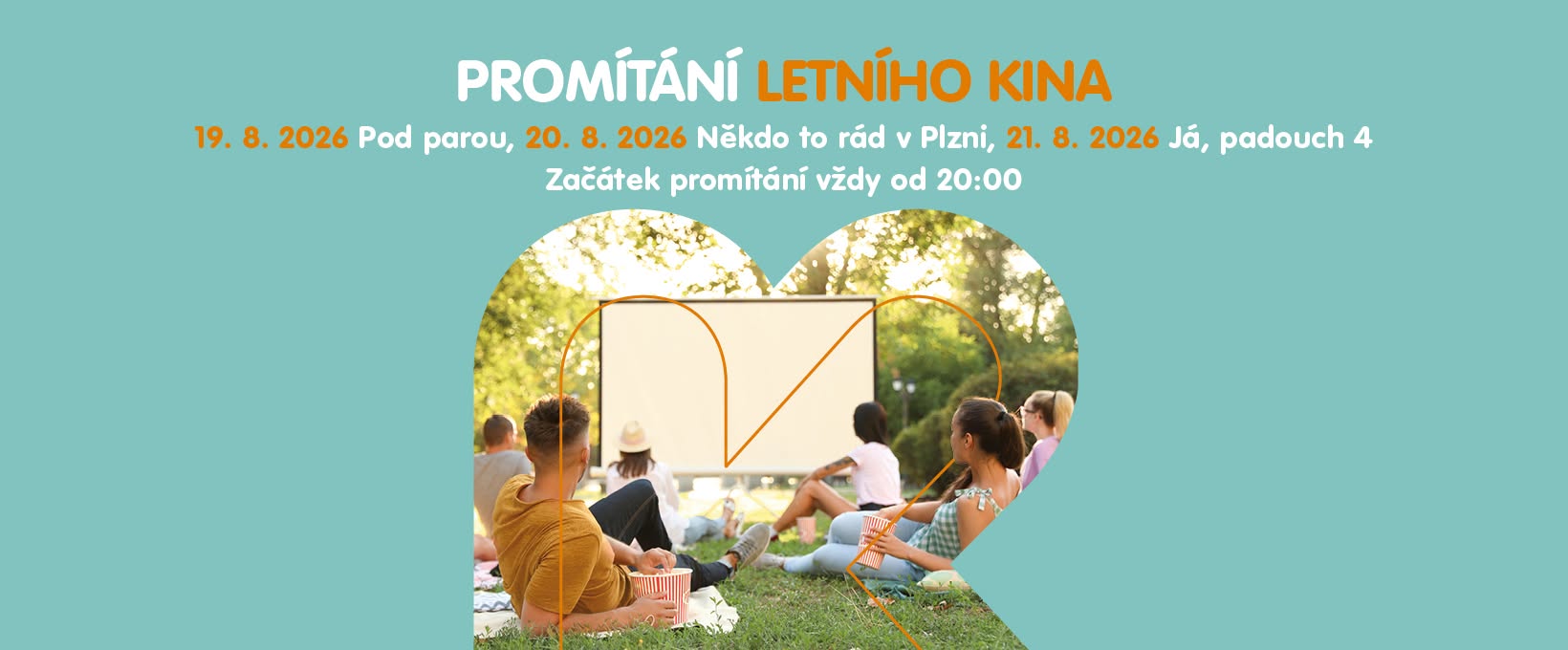 Promítání letního kina