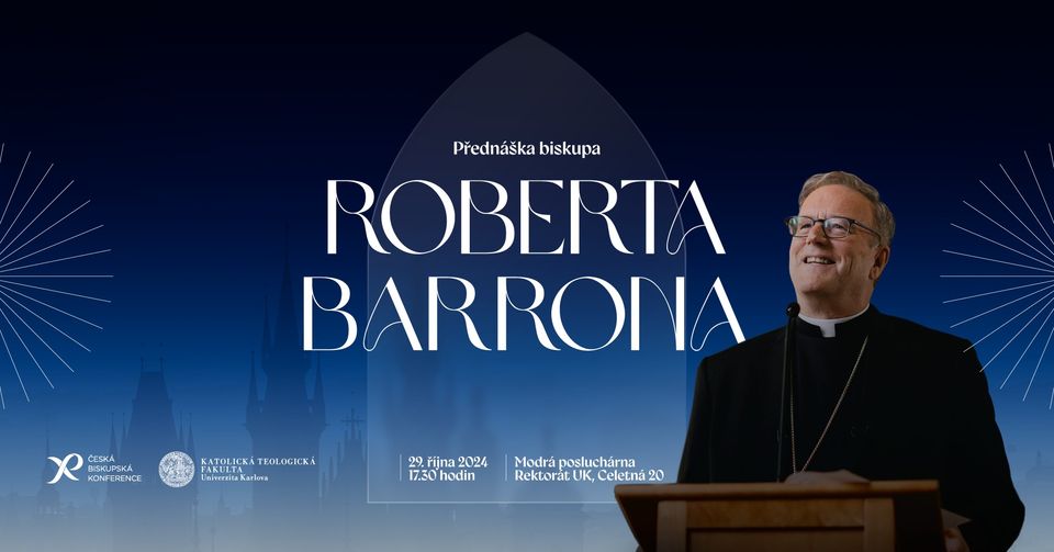 Biskup Robert Barron v Praze