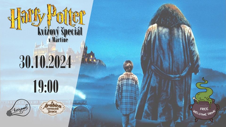 HARRY POTTER kvíz v Arabica Záturčie
