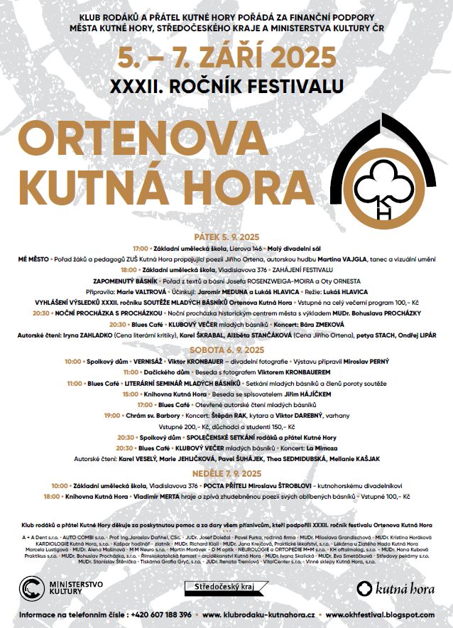 Ortenova Kutná Hora 2025