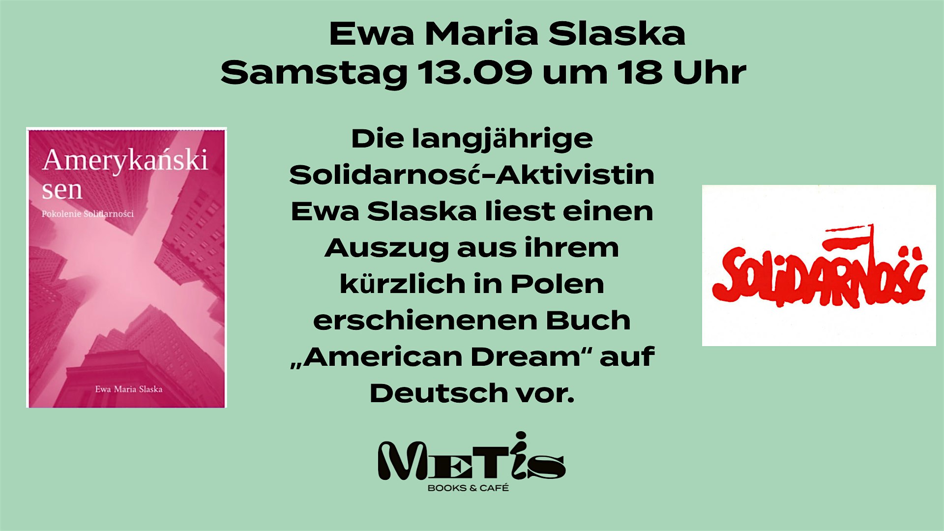 Vorlesung von Ewa Maria Slaska