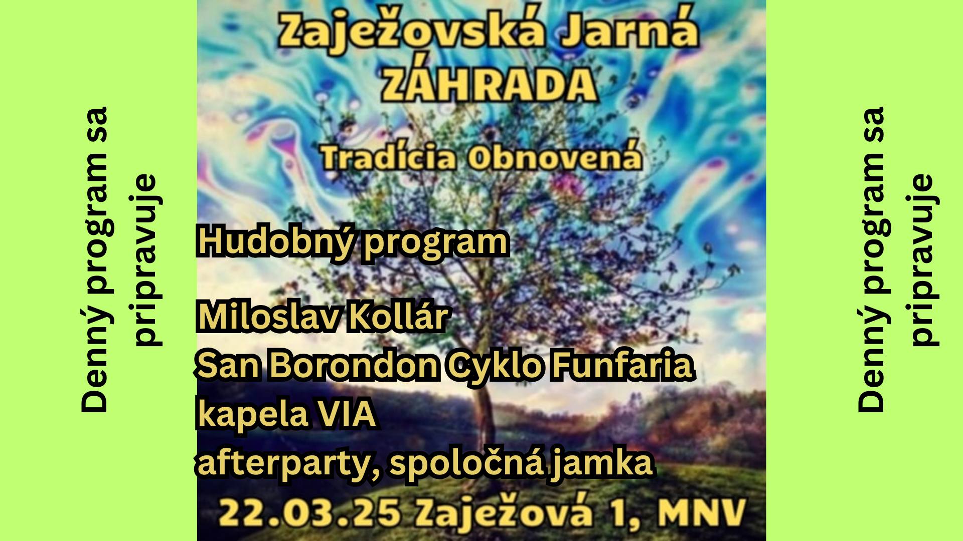 Zaježovská jarná záhrada - tradícia obnovená