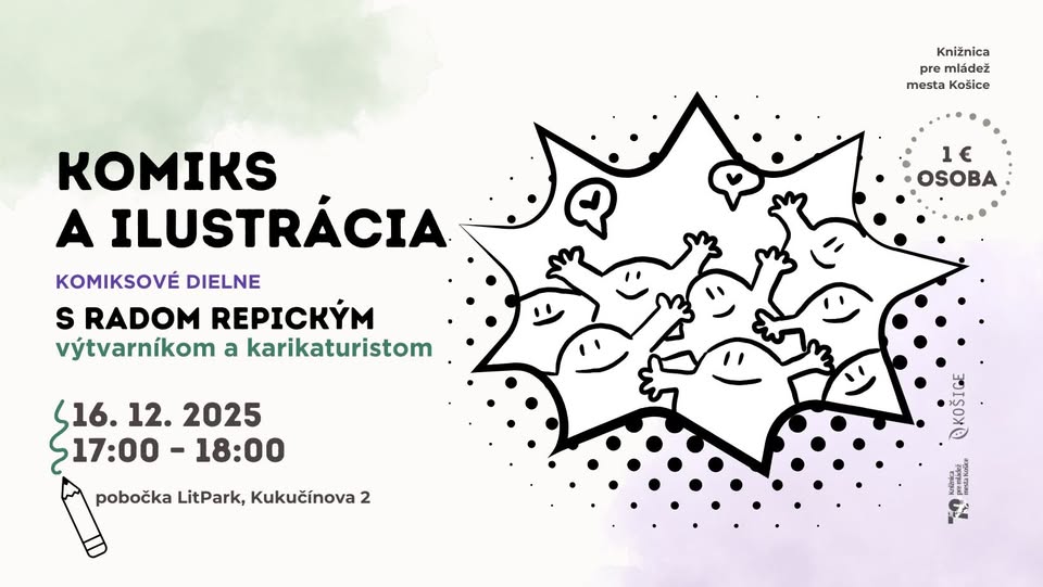 Komiks a ilustrácia – workshop s Radom Repickým