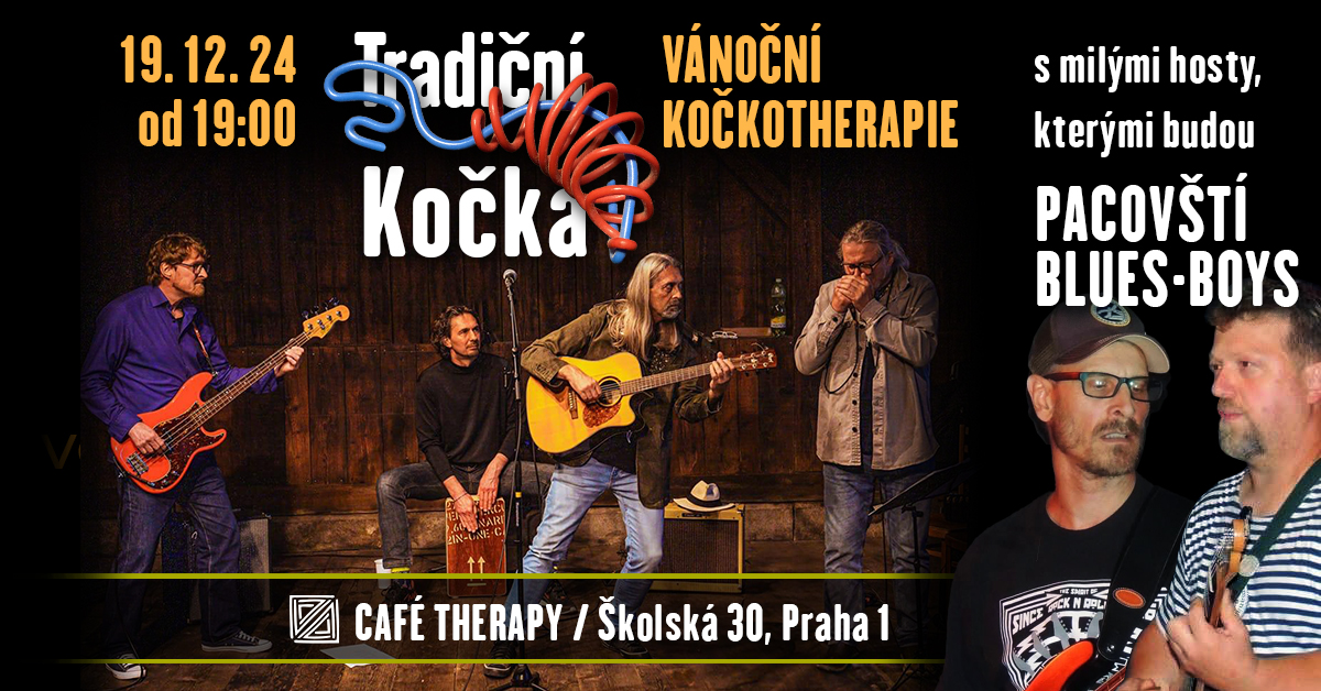 Vánoční koncert TRADIČNÍ KOČKY & PACOVSKÝCH BLUES-BOYS