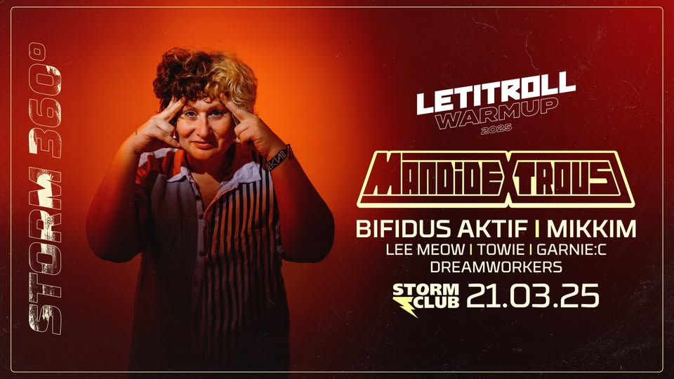 STORM360: Mandidextrous /UK/ | Let It Roll Warm-up | 21.3.25 | Storm Club Prague