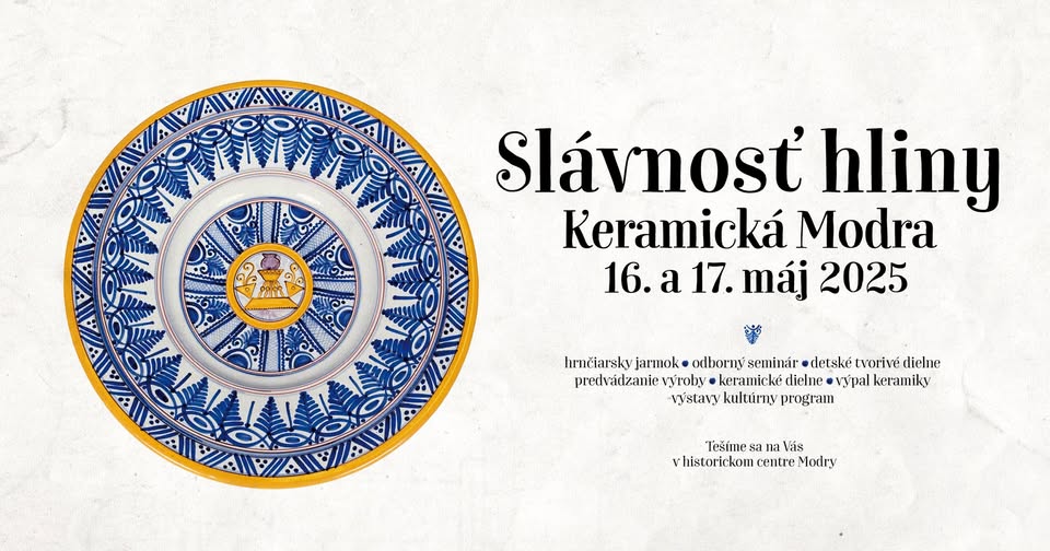 Slávnosť hliny - Keramická Modra | 16. - 17.5.2025