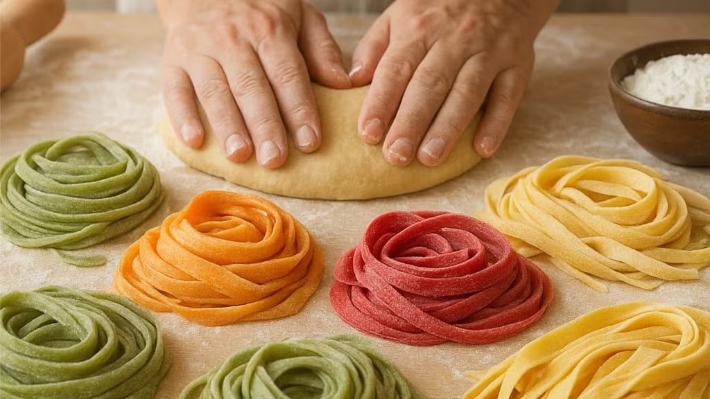 Cooking workshop: 🍝 “Con le Mani in Pasta” – Fresh colorful pasta 🇮🇹