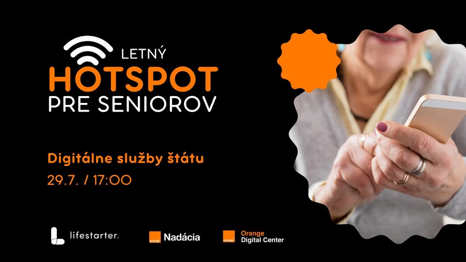 LETNÝ HOTSPOT 🟠 Digitálne služby štátu