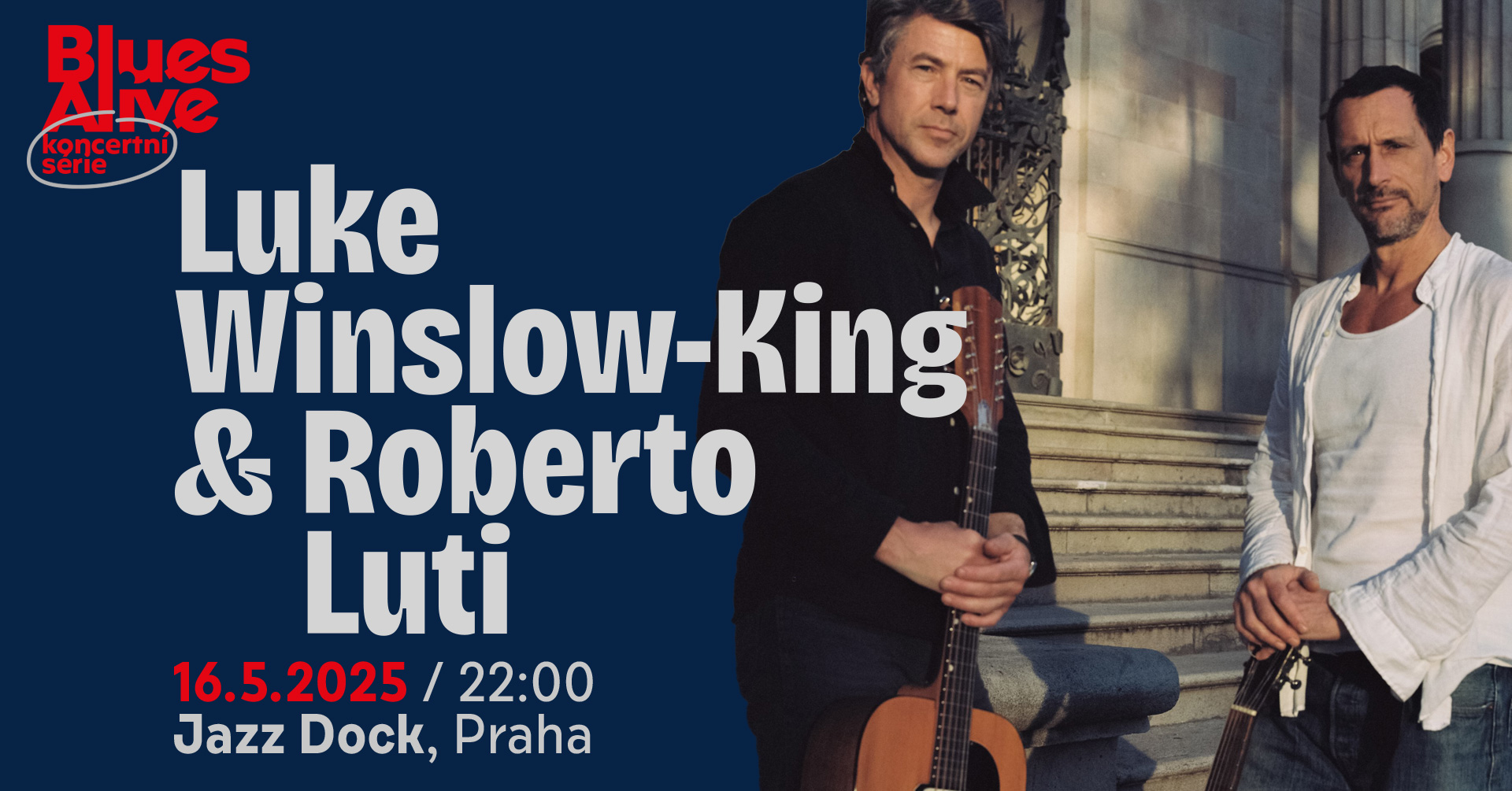 Luke Winslow-King & Roberto Luti v Praze