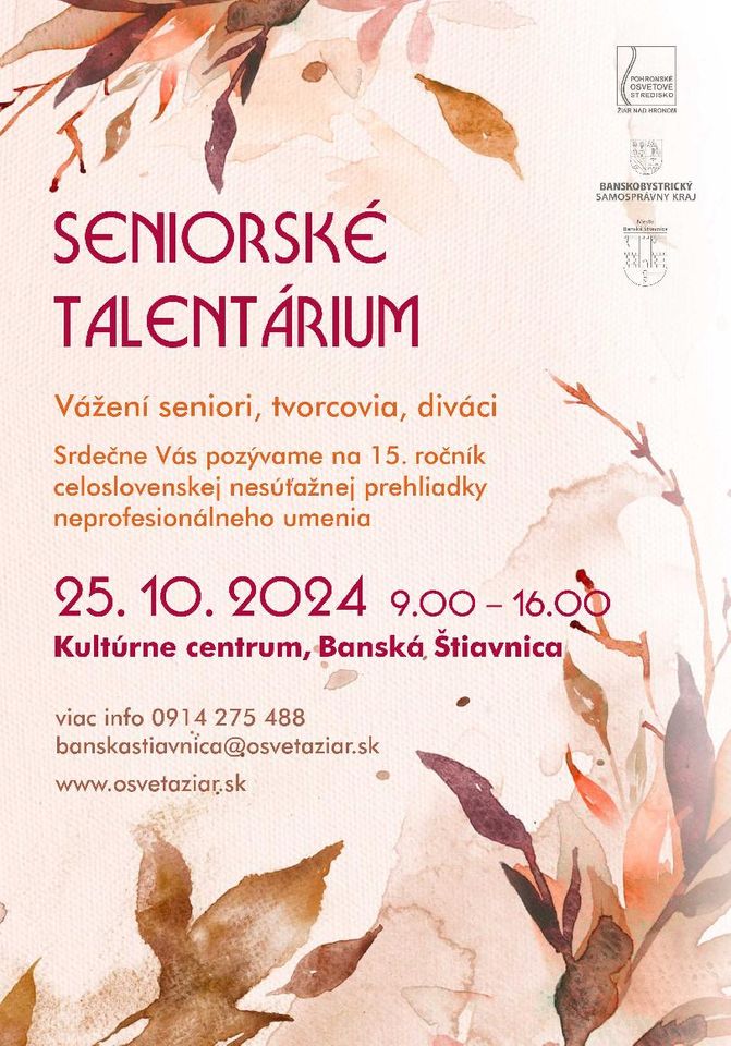 SENIORSKÉ TALENTÁRIUM