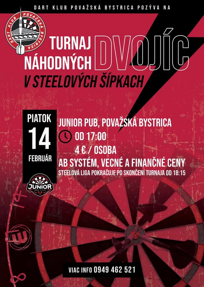 Turnaj náhodných dvojíc v steeloch v JUNIOR PB