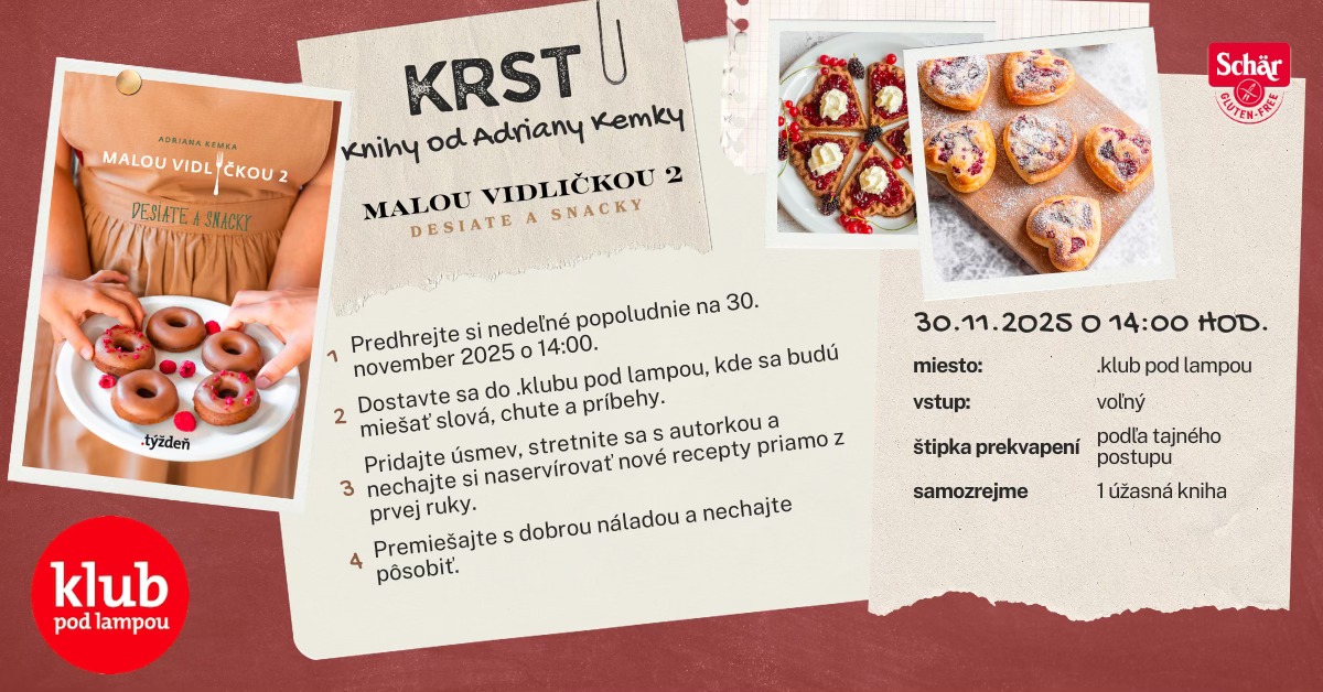 KRST KNIHY Adriany Kemky - Malou vidličkou 2