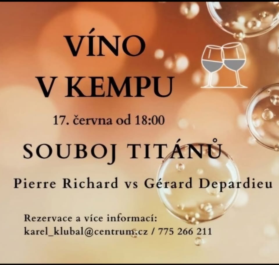 Víno v kempu