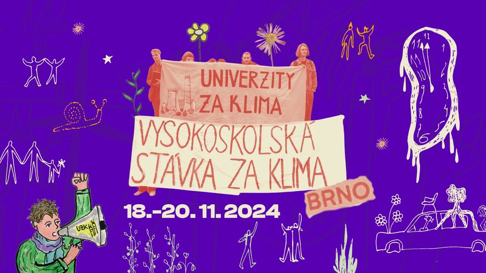 Vysokoškolská stávka za klima 2024 🌟 Brno