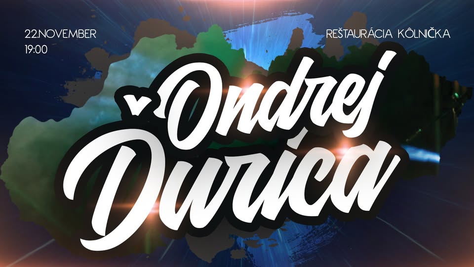 ROCKOVÝ VEČER V KÔLNIČKE - 🎤ONDREJ DURICA🎤