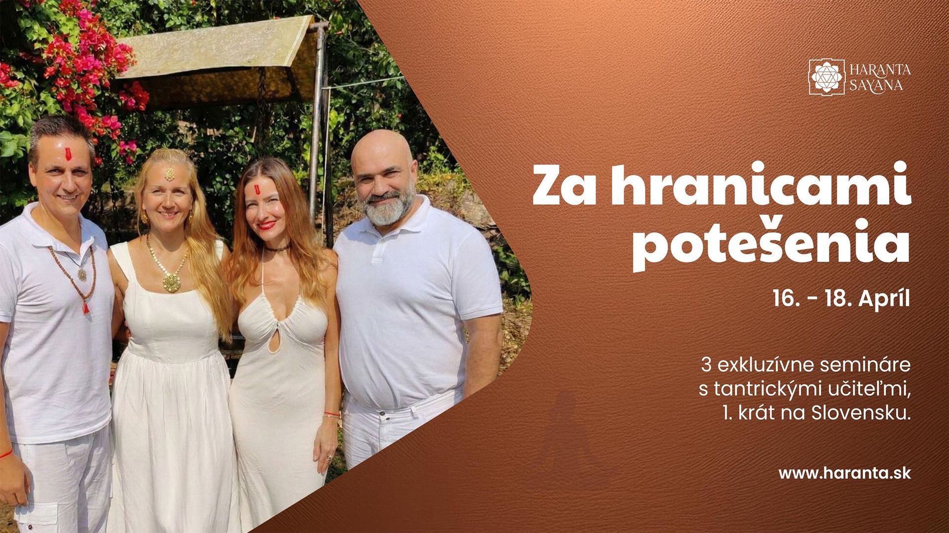 Za hranicami potešenia - Ochutnávkové semináre Autentickej Tantry s tantrickým majstrom