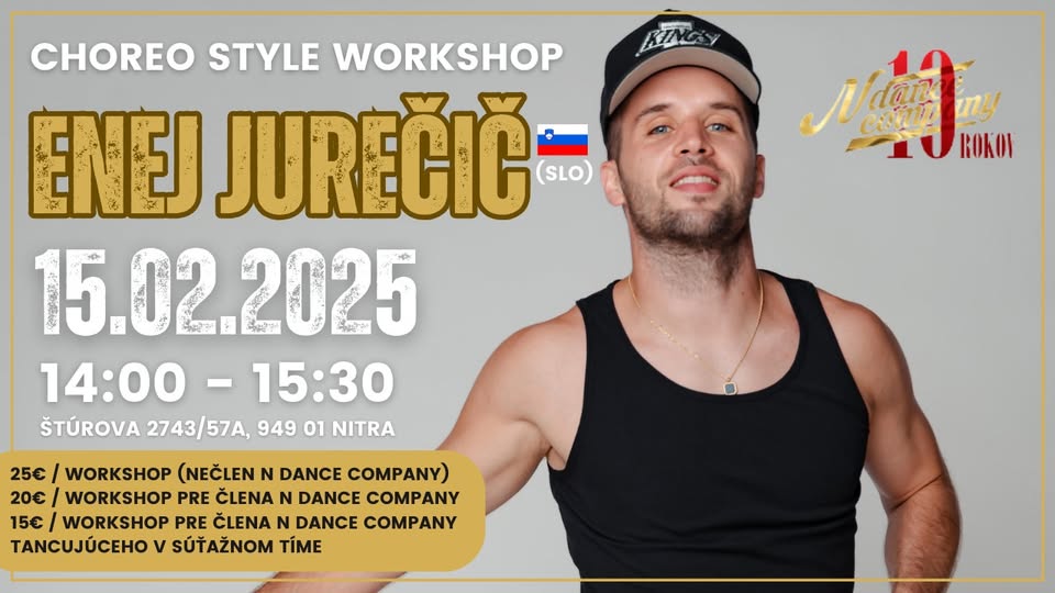 WORKSHOP S ENEJOM JUREČIČOM (EZTwins) v Nitre